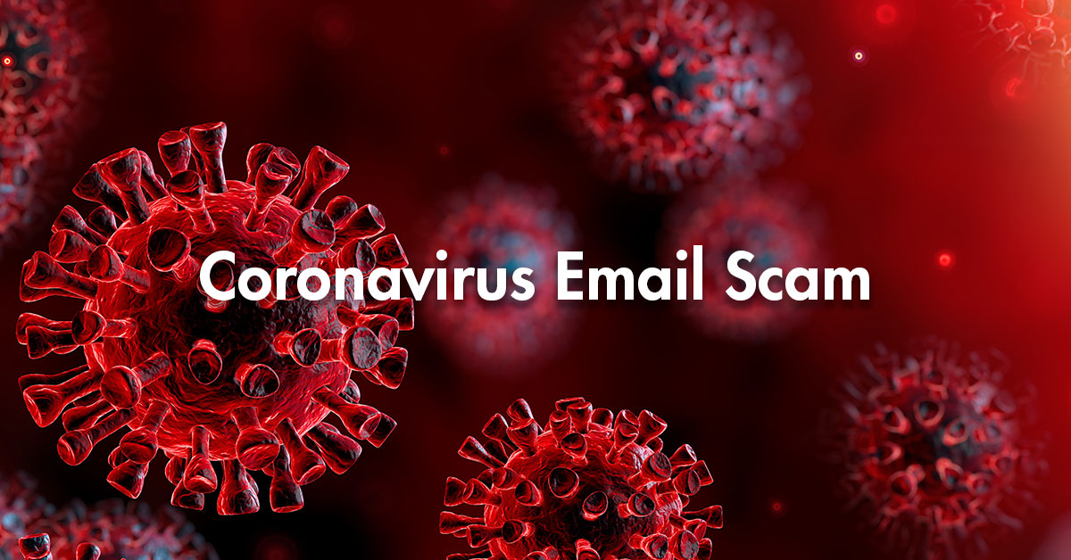 Coronavirus email scam
