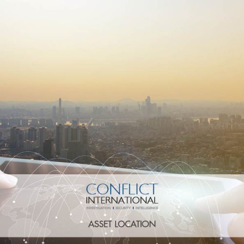 Asset Location services from Conflict International