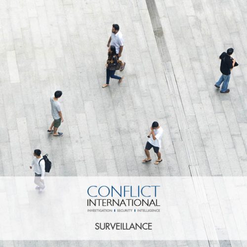 Surveillance services from Conflict International